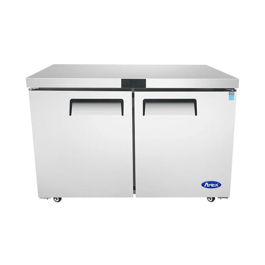 Atosa USA MGF8406GR 48" 2-Door Undercounter Freezer, Stainless Steel, 13.38 cu. ft.