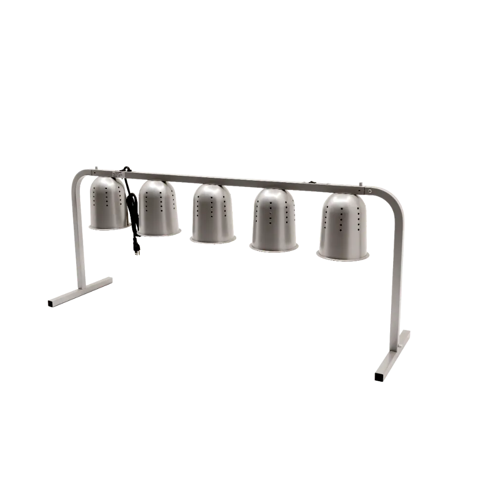 Omcan USA 48396 (Fw-Cn-1250) Heat Lamp, 5-Bulb, Ventilated Aluminum Reflectors