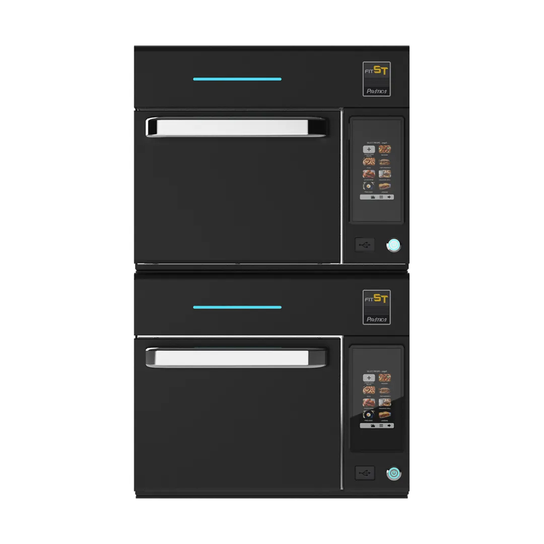 Pratica Products Inc FIT ST BLACK DOUBLE STACKED 990188-DBL Fit St Speed Oven