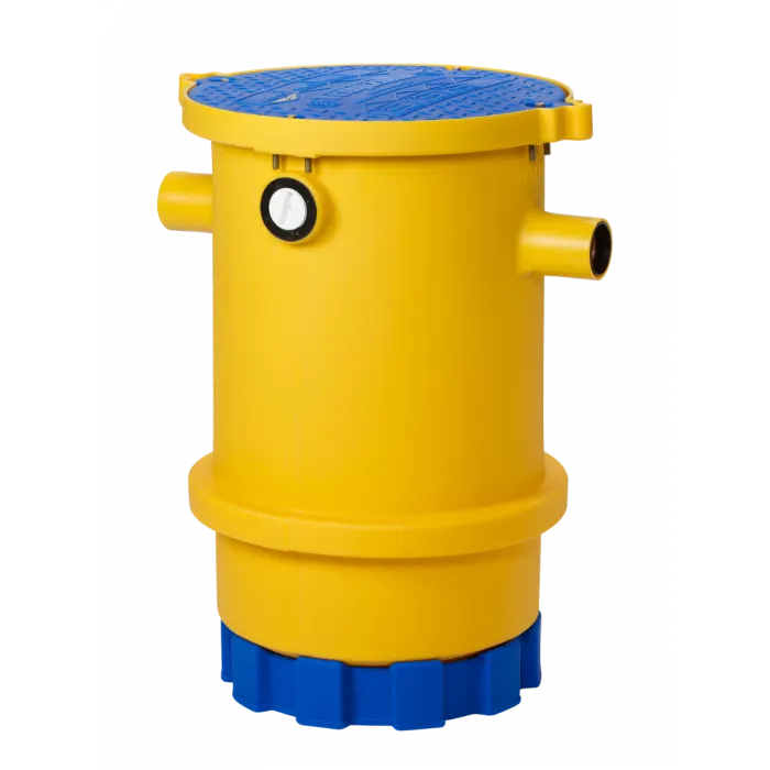 Thermaco TSS-27-SSA Trapzilla Solids Separator with Support Stand, 3" Inlet/Outlet - 35 gal/min 