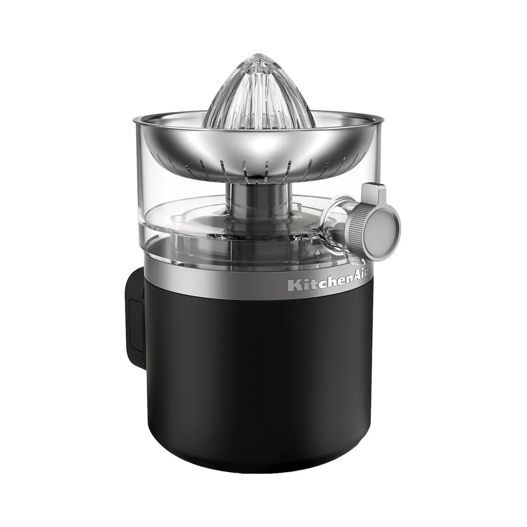 KitchenAid KCJR161BM Cordless Citrus Juicer, 16 oz / Black Matte (Removable Battery Included)