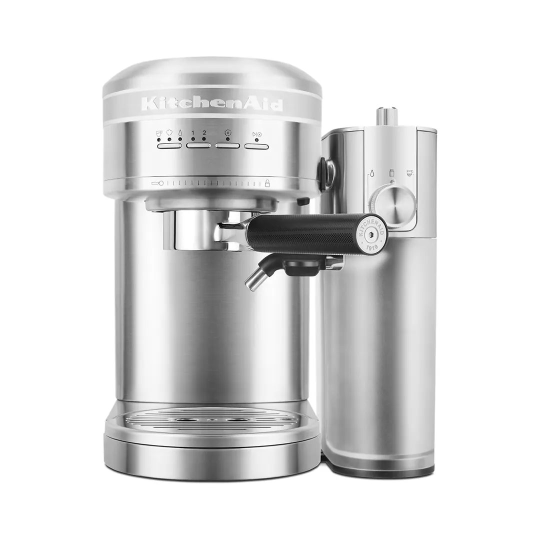 KitchenAid KES6504SX Espresso Cappuccino Machine w/ 1-Group,Semi-Automatic/47 oz. Water Tank-S.Steel