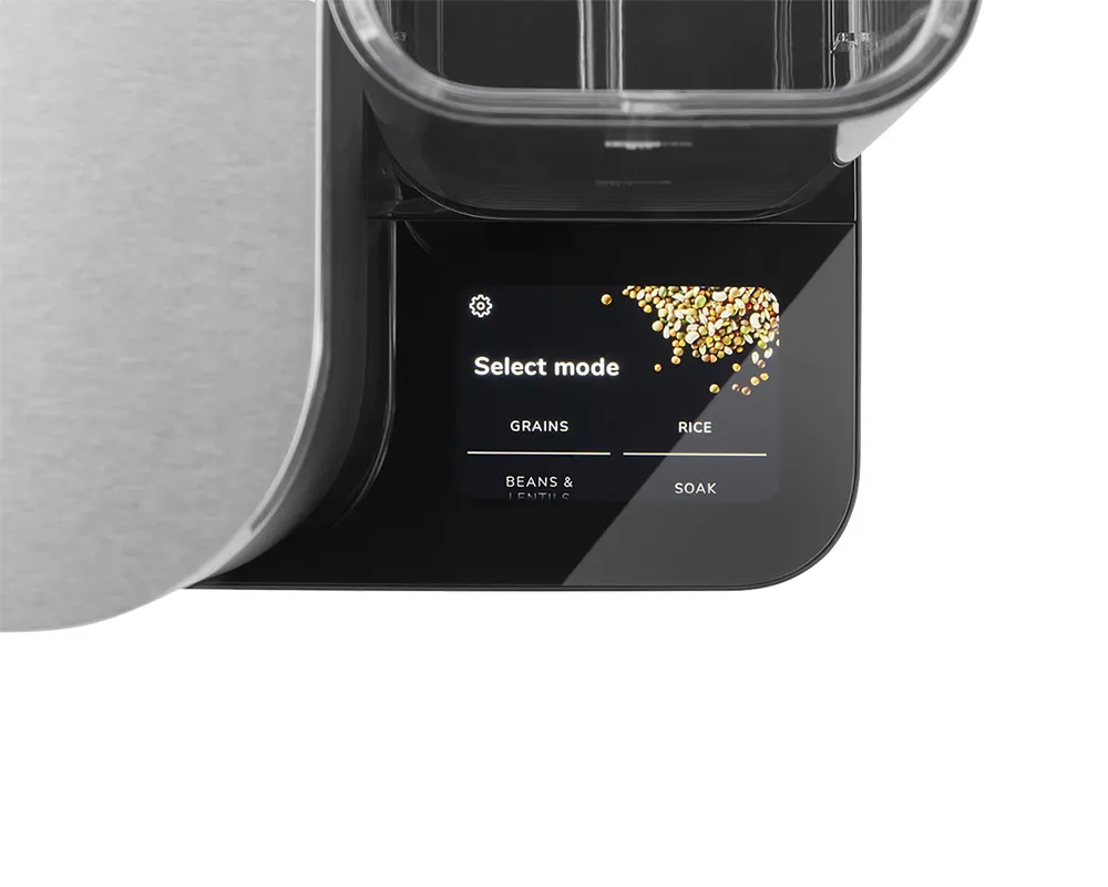 KitchenAid KGC3155BM Grain & Rice Cooker, 8 Cup, Auto Sensing, Integrated Scale & Water Tank