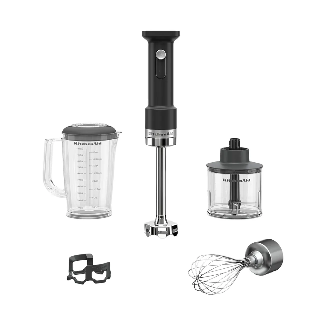 KitchenAid KHBRV05BM Go™ Cordless Hand Blender with Accessories, (Battery Sold Separately)