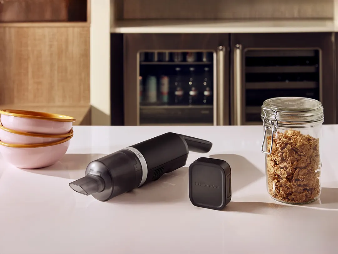 KitchenAid KKVR100BM Cook & Clean Effortlessly with the Kitchenaid Go™ Cordless Kitchen Vacuum. Featuring Black