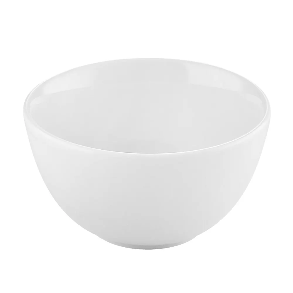 CAC China UVS-B9 Bowl, 9" Dia x 3-3/4" H, 80 Oz White Porcelain, Dishwasher Safe - Dozen