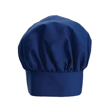 Winco CH-13BL Chef Hat, 13"H, Adjustable Velcro Closure, One Size Fits Most, blue