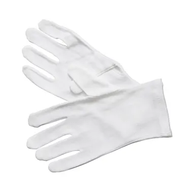 Winco GLC-M Service Glove - Medium White 100% Cotton, Machine Washable, Chef, - 1 Dozen