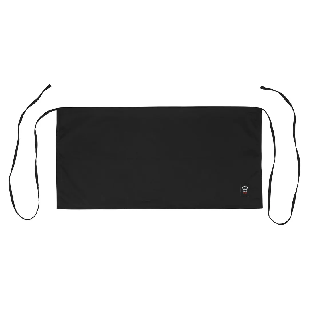 Winco WA4-3417K Four-Way Apron, 34"L X 17"W, Machine Wash And Dry, black