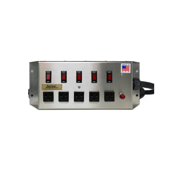 Spring USA PM-2251 Spring Usa Power Management System, (5) 15 Amps 120V Outlets