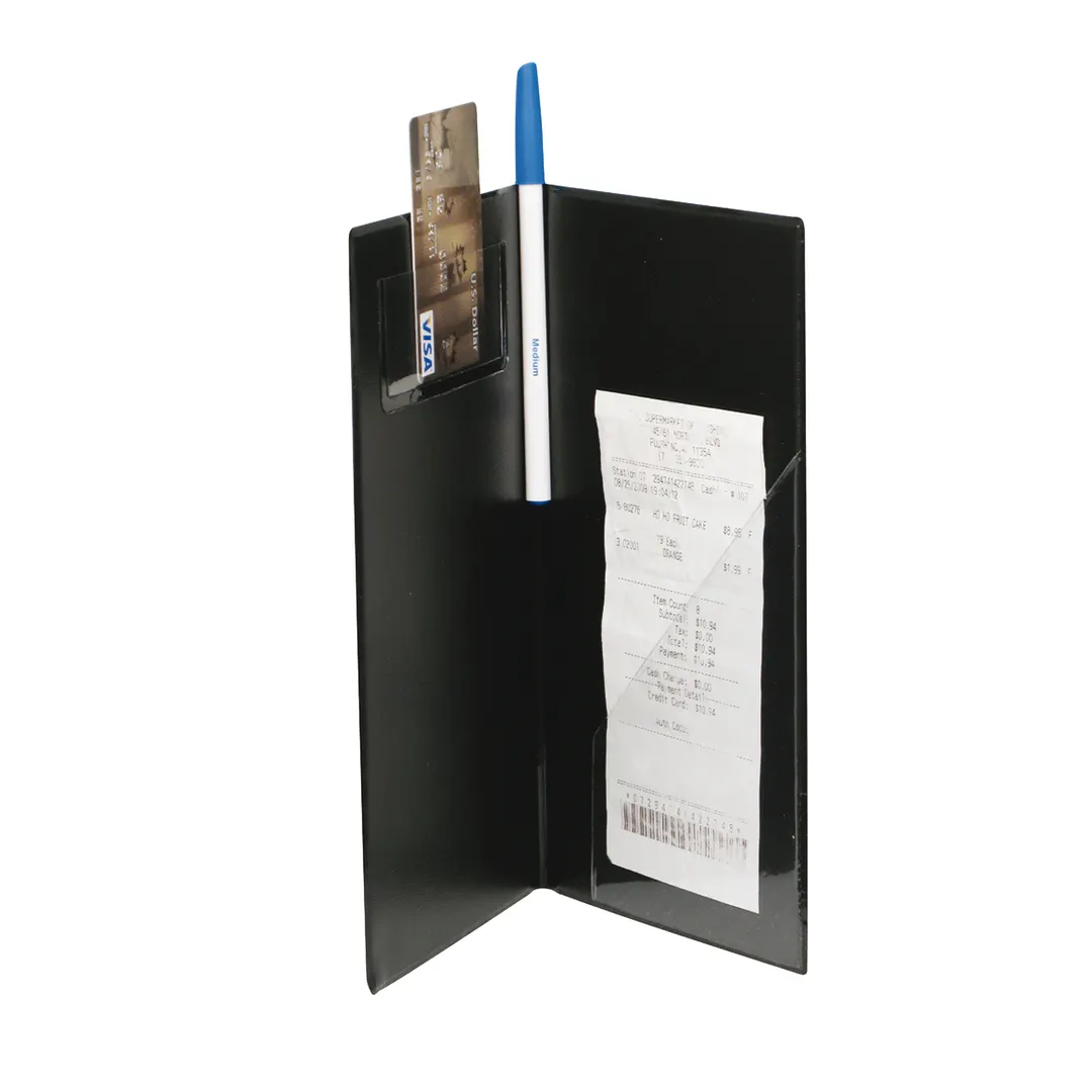 Winco CHK-1K Check Holder, 10" X 5-1/2", Grooved Spine