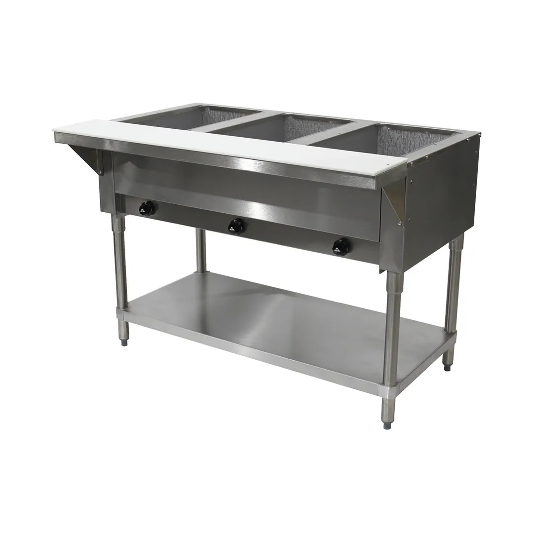 Advance Tabco HF-3G-LP-X Hot Food Table, Lp Gas, 47-1/8"W X 30-5/8"D X 34-3/8"H