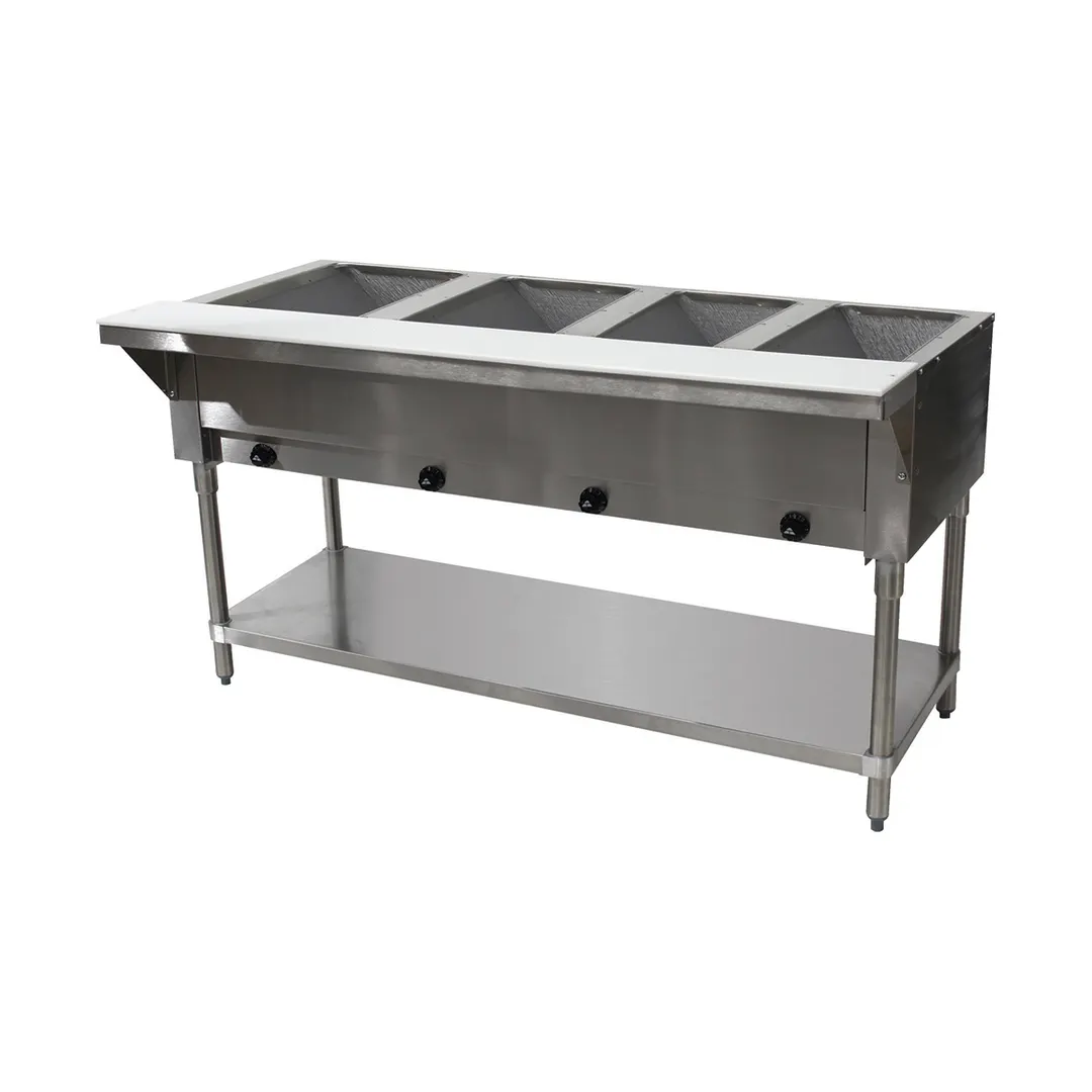 Advance Tabco HF-4G-LP-X Hot Food Table, Lp Gas, 62-7/16"W X 30-5/8"D X 34-3/8"H