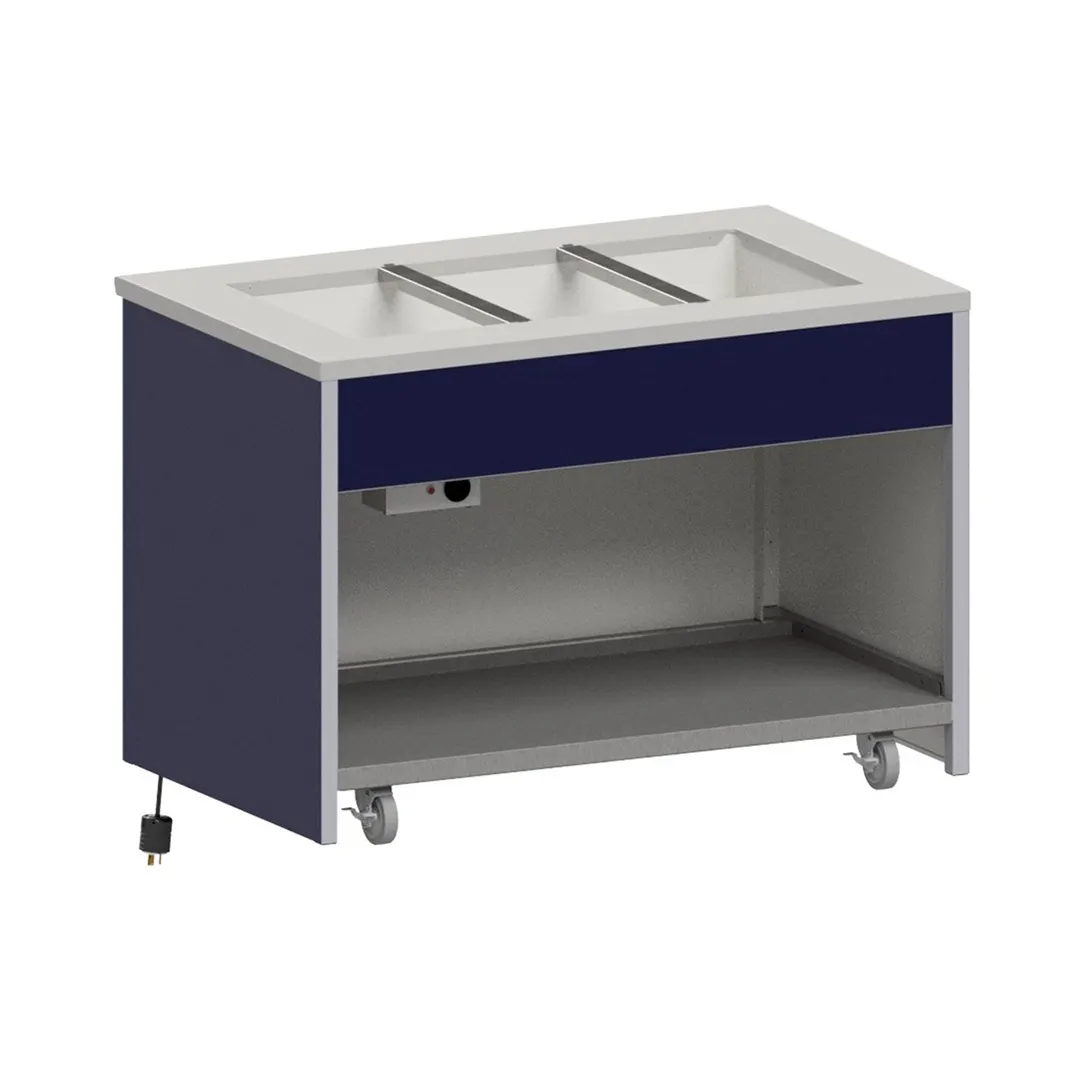 Atlas Metal INFH-2 36" Mobile Hot Food Unit,  (2) Open Wells