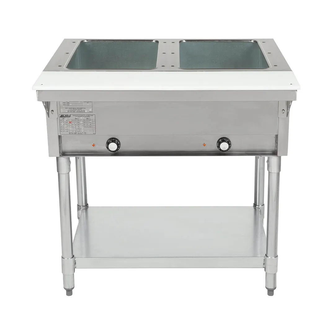Eagle Group DHT2-120 33" Hot Food Table, (2) Pan Capacity