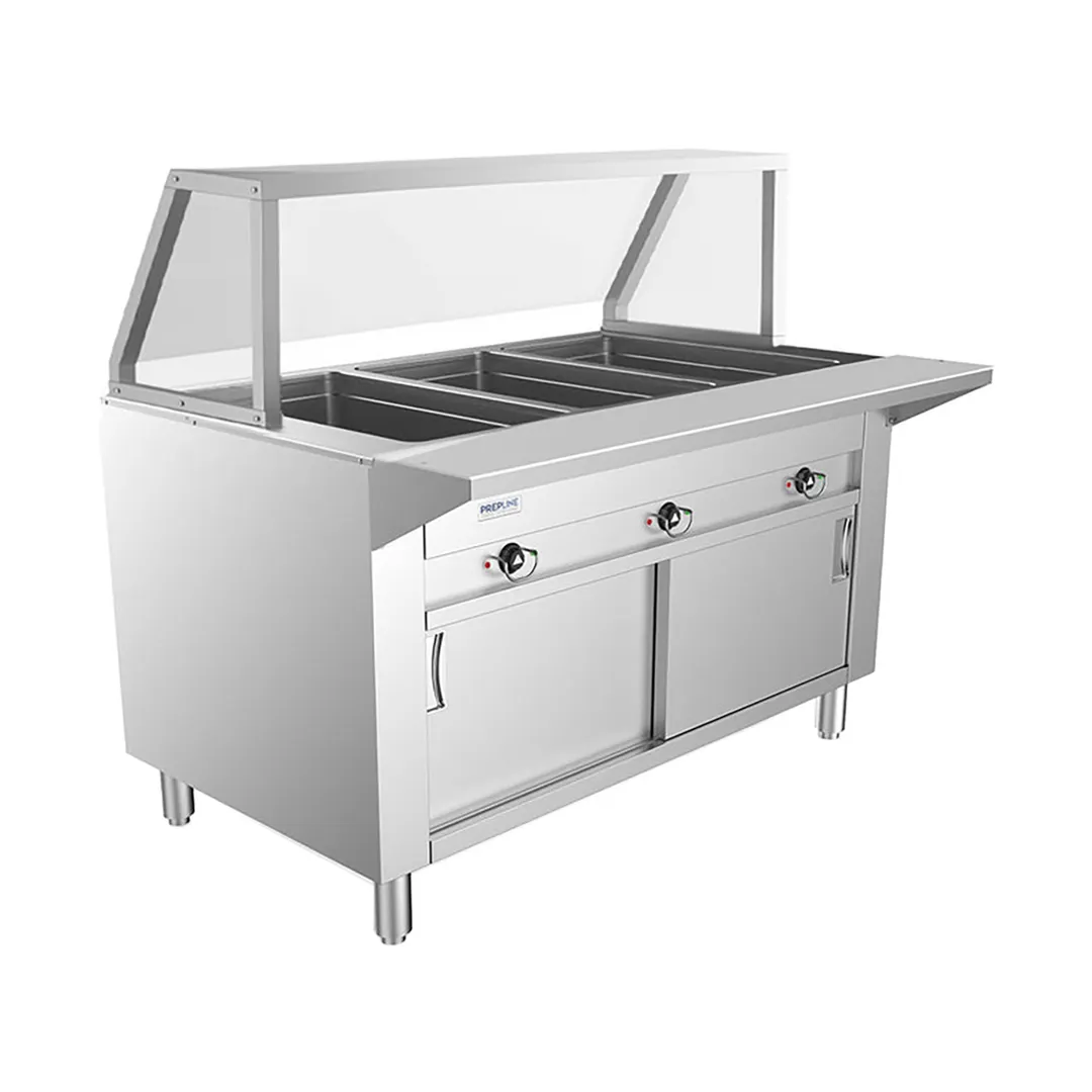 Prepline ESTC48-3S-SG Prepline Electric Hot Food Steam Table