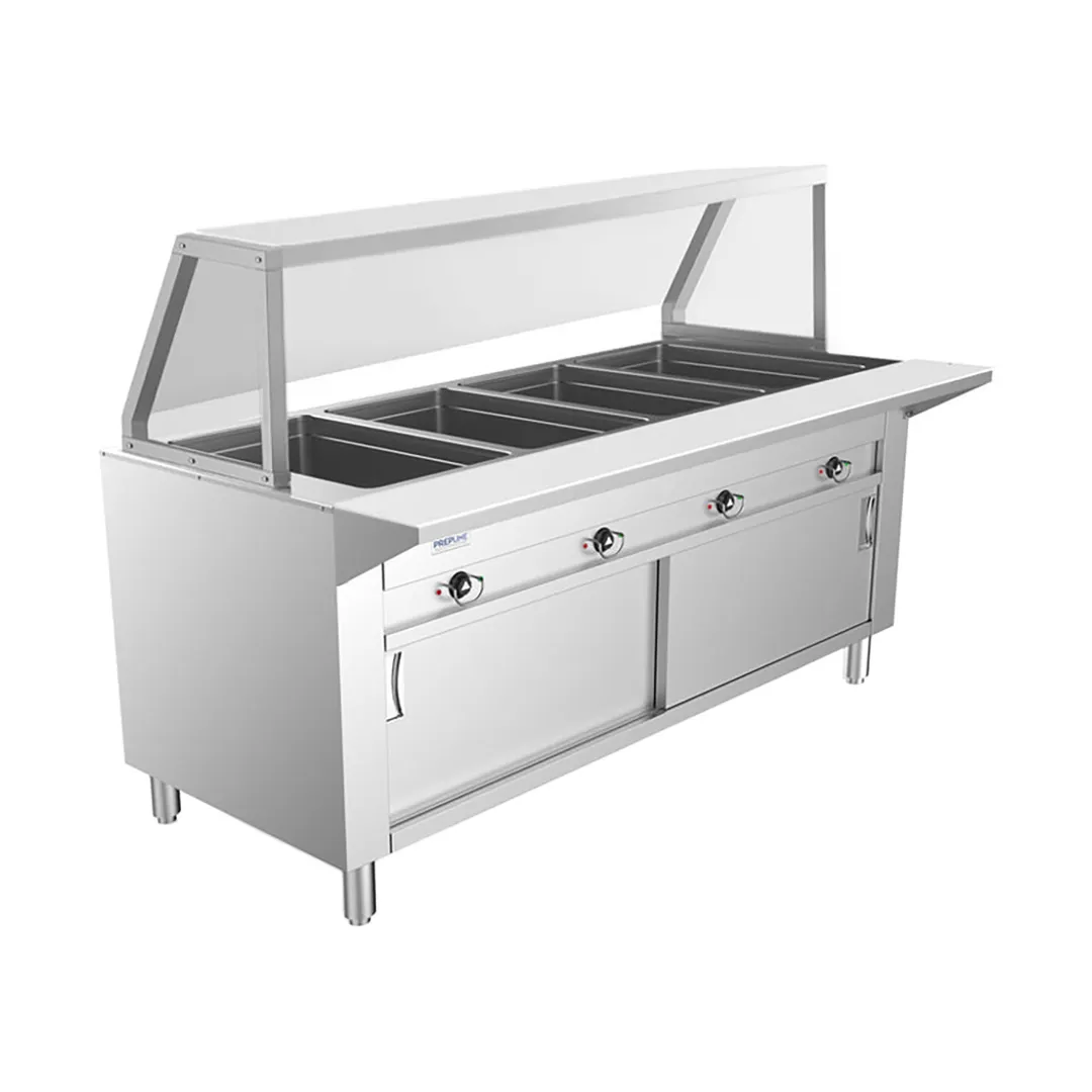 Prepline ESTC60-4S-SG Prepline Electric Hot Food Steam Table