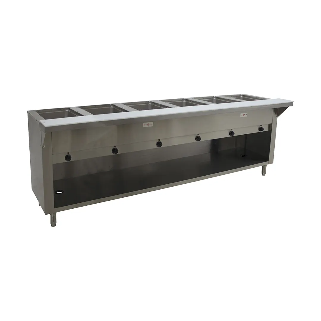 Advance Tabco SW-6E-240-BS 93" Electric Hot Food Table, (6) Sealed Wells
