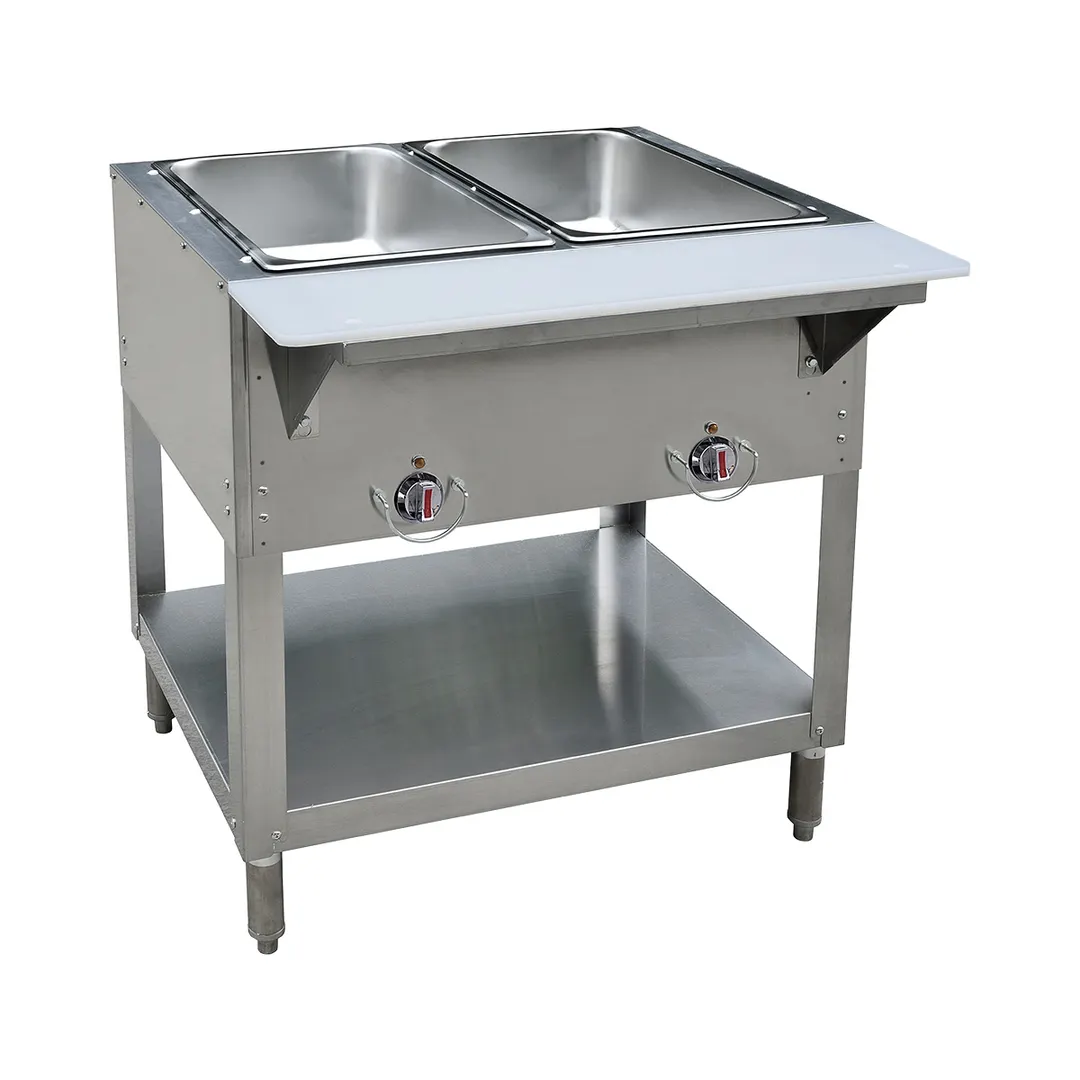 BK Resources STE-NG-2 Natural Gas Hot Food Table, (2) Wells
