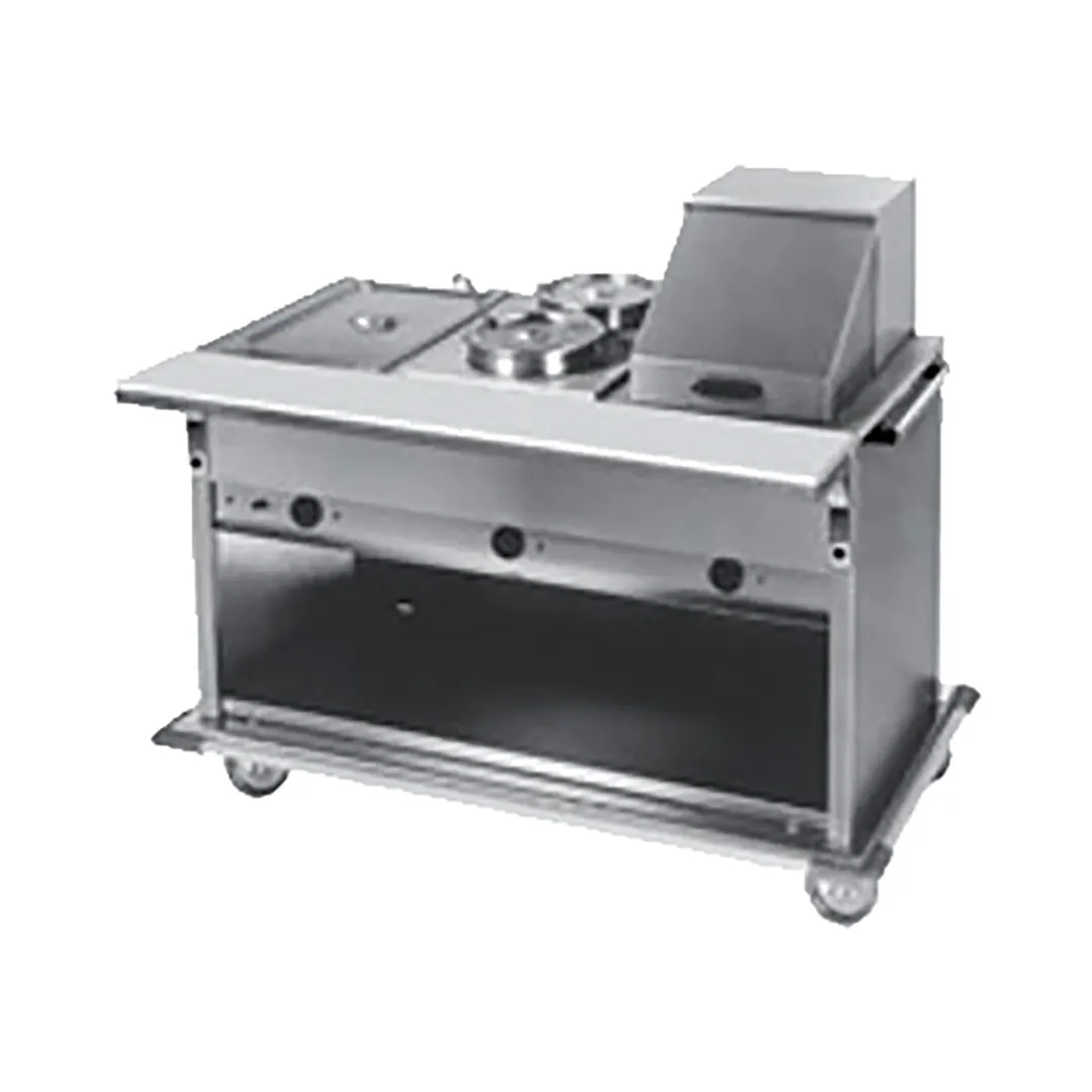 Eagle Group PHT6OB-240-3 97" Spec-Master® Portable Hot Food Table, (6) Pan Capacity