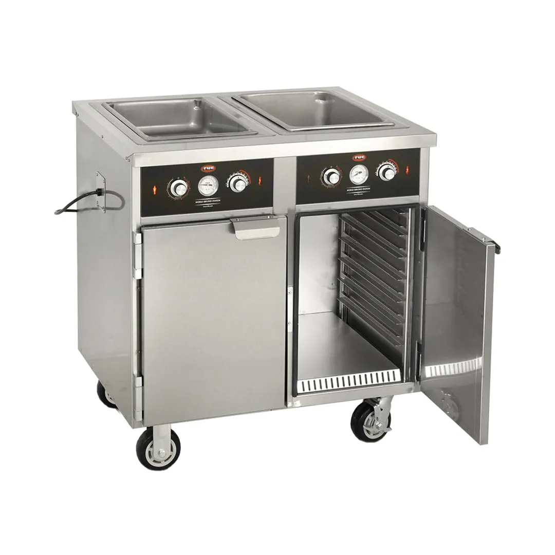 FWE HLC-2W6-7H-14-HWR 35" Tray Line Heated Serving & Holding Cabinet, (2) Wells