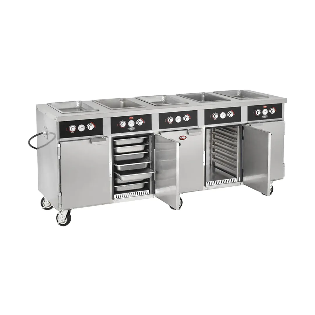 FWE HLC-5W6-7H-35-HWR 86" Tray Line Heated Serving & Holding Cabinet, (5) Wells