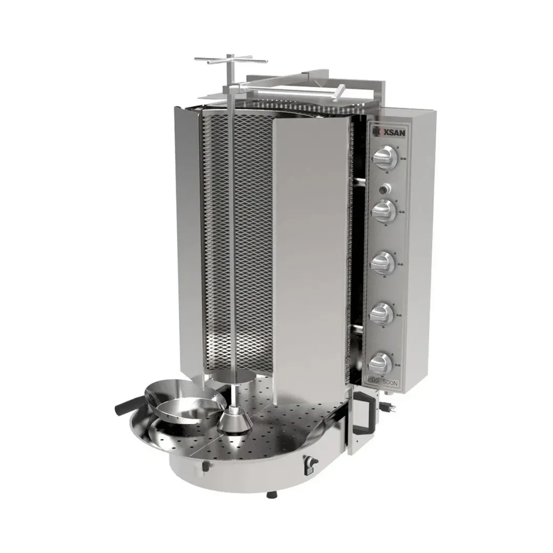 Inoksan PDG500NM Gas Doner Kebab Machine / Vertical Broiler w/ w/ Wire Mesh, 198 Lbs, 78.000 BTU
