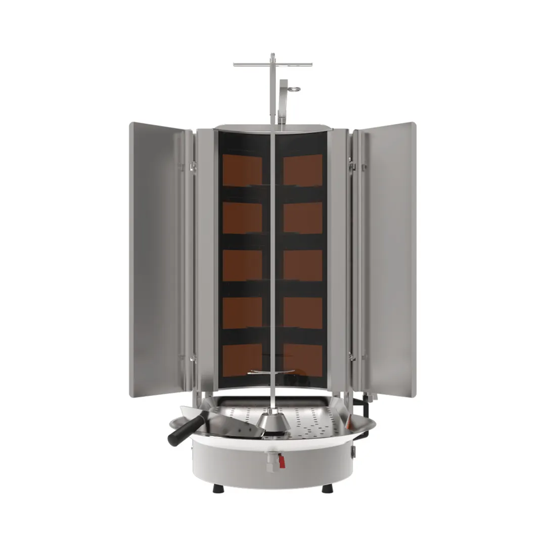 Inoksan PDG500NM Gas Doner Kebab Machine / Vertical Broiler w/ w/ Wire Mesh, 198 Lbs, 78.000 BTU