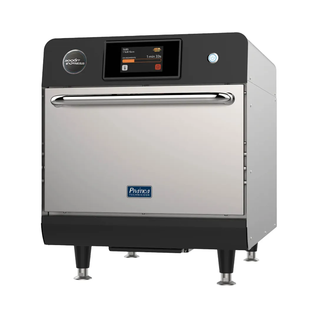 Pratica ROCKET EXPRESS 990043 Countertop Electric Ventless High Speed Combination Oven w/ 0.74 cu. ft. (21L) Capacity, Touchscreen Controls