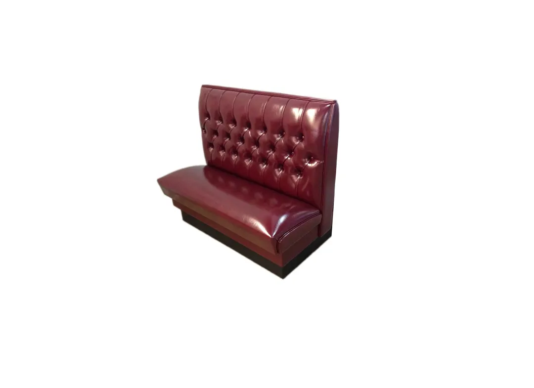 AAA Furniture Wholesale TB48W GR5 Upholstered Wall Bench, 48H, Tufted Back, Vinyl Finish, Sold per Foot