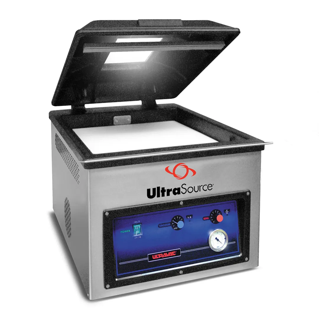 Alfa ULTRAVAC 225 Tabletop Vacuum Sealer 19.5"L x 16.75"W x 7.25"D 16" Seal Bar Single Chamber 1.25hp Pump