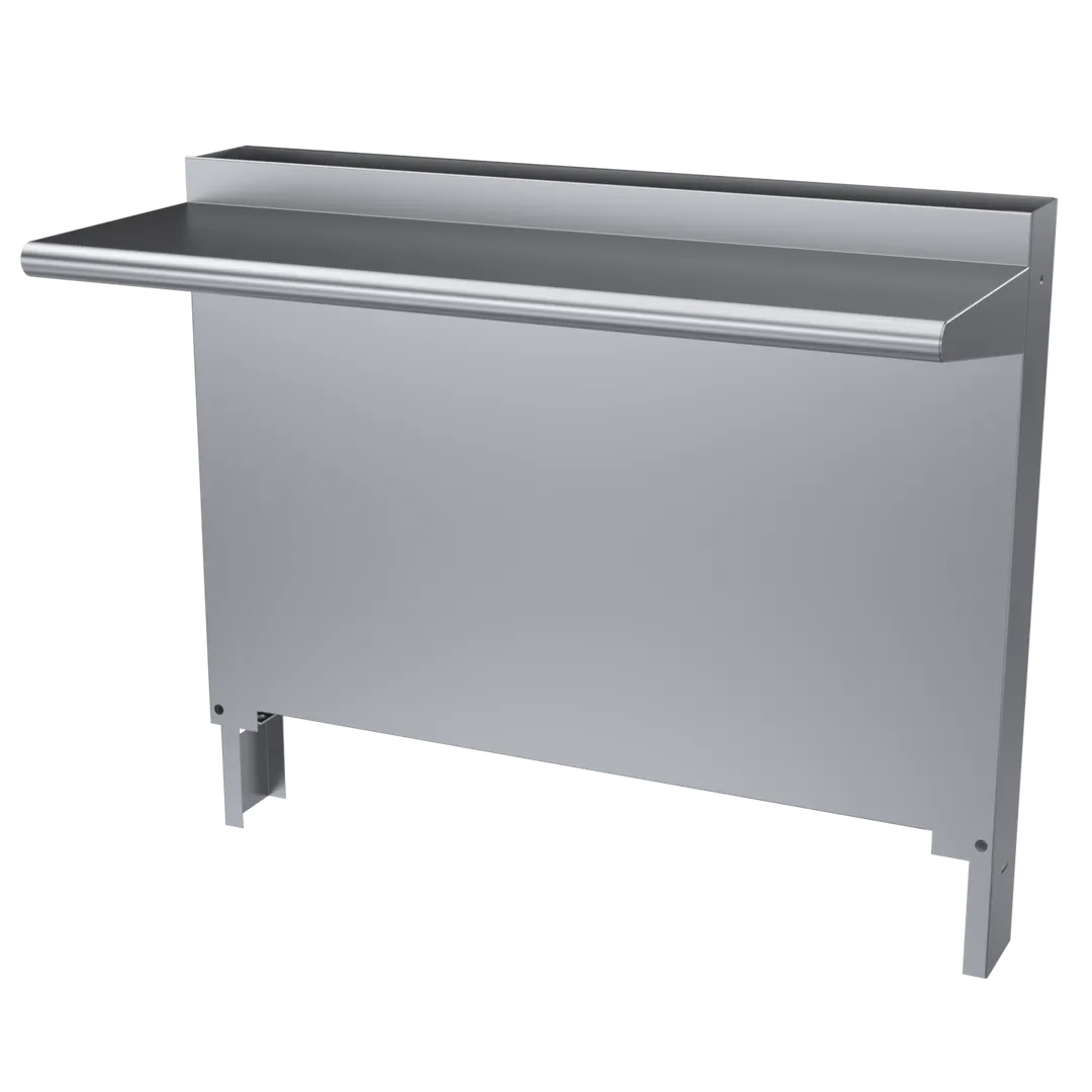 Garland US Range CCHS-36 Cuisine Backguard/Flue Riser, with Single High Shelf