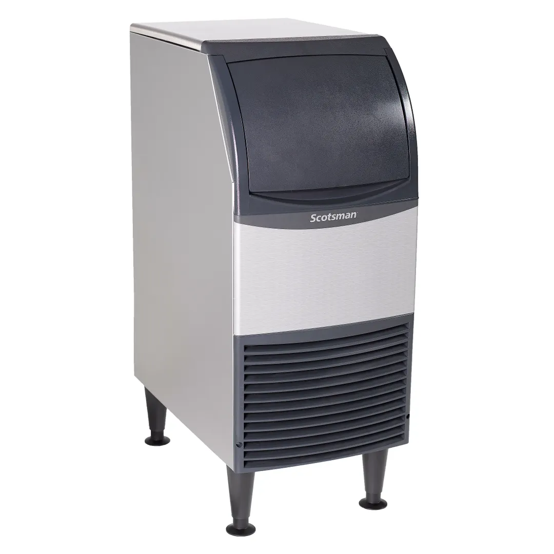 Scotsman CU0715MAX-1 Undercounter Ice Maker, 15" Stainless, 80 lb/Day, 36 lb Bin, R290, Floor-Mount