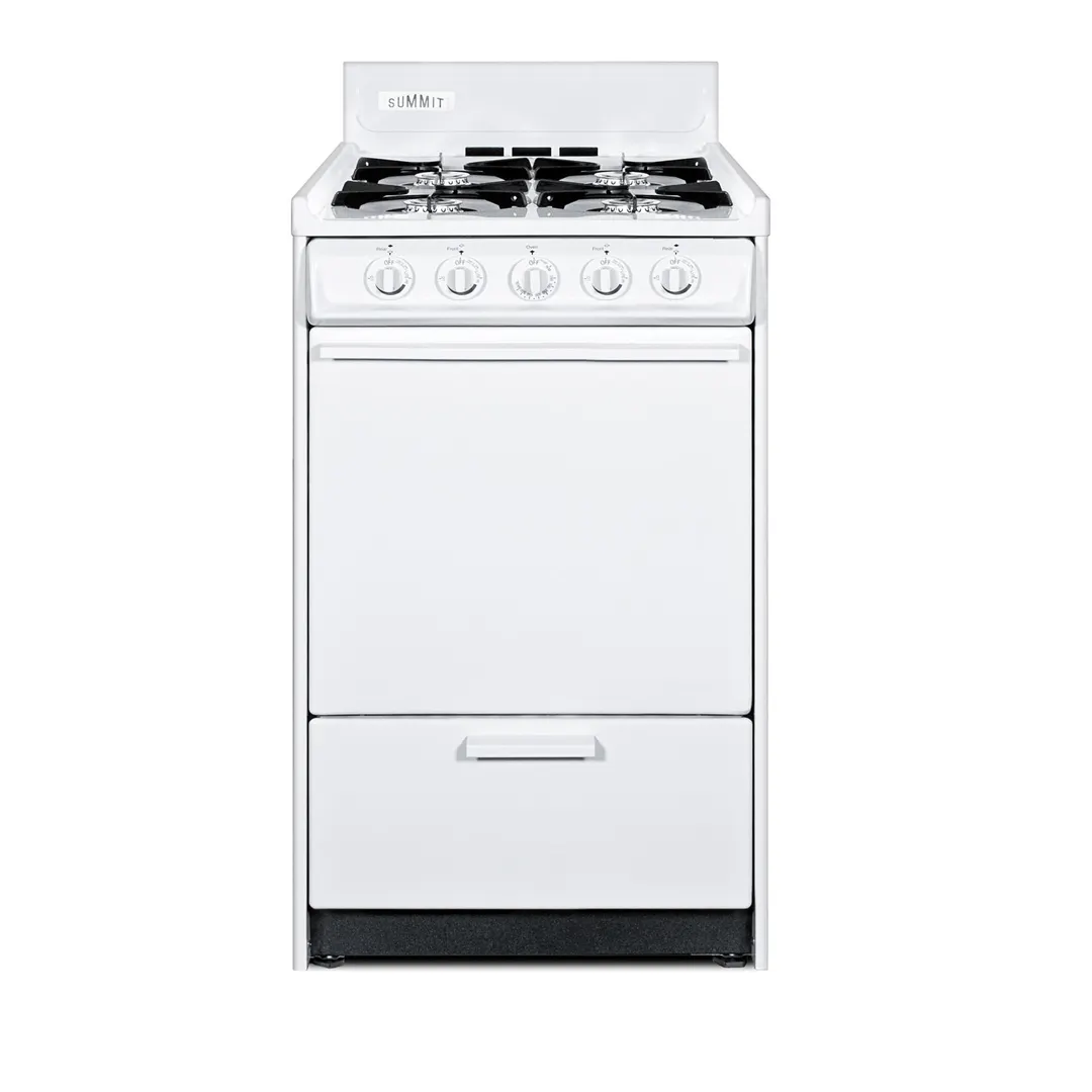Summit 20" Wide Propane Gas Range