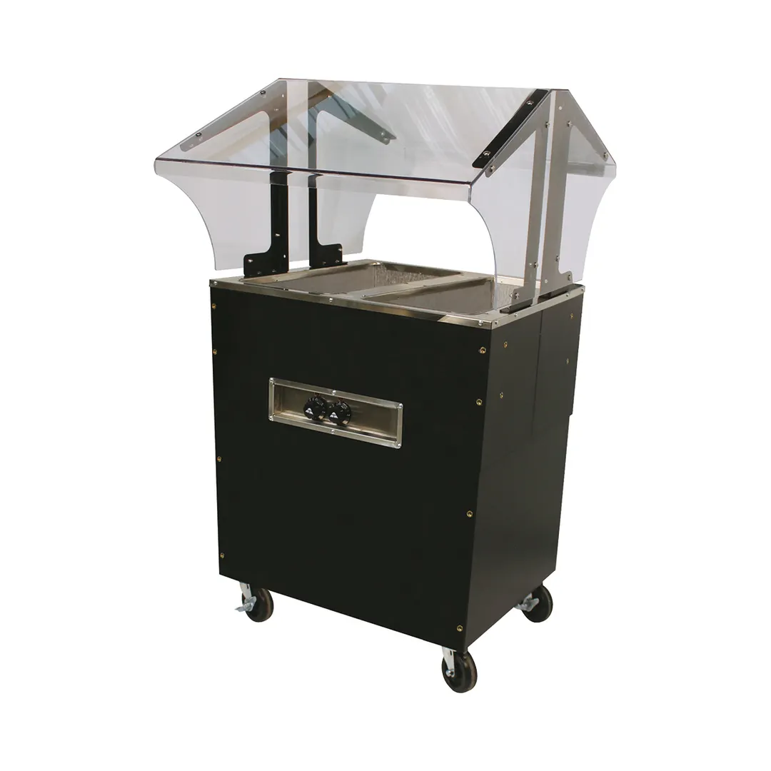 Advance Tabco B2-240-B-S-SB 31" Portable Hot Food Buffet Table, (2) Open Wells