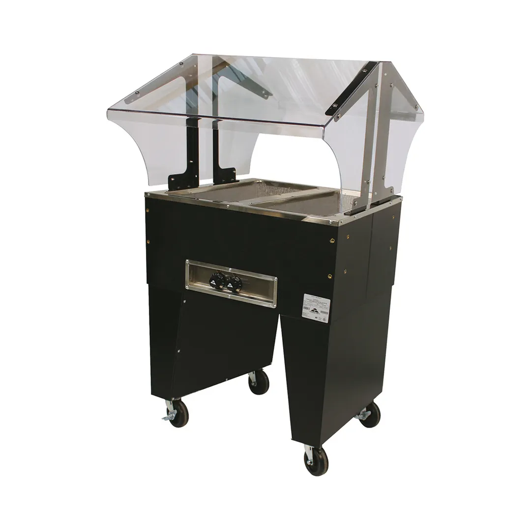 Advance Tabco B2-240-B-S 31" Portable Hot Food Buffet Table, (2) Open Wells