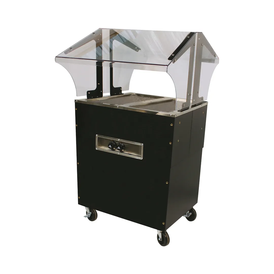 Advance Tabco B2-240-B-SB 31" Portable Hot Food Buffet Table, (2) Open Wells