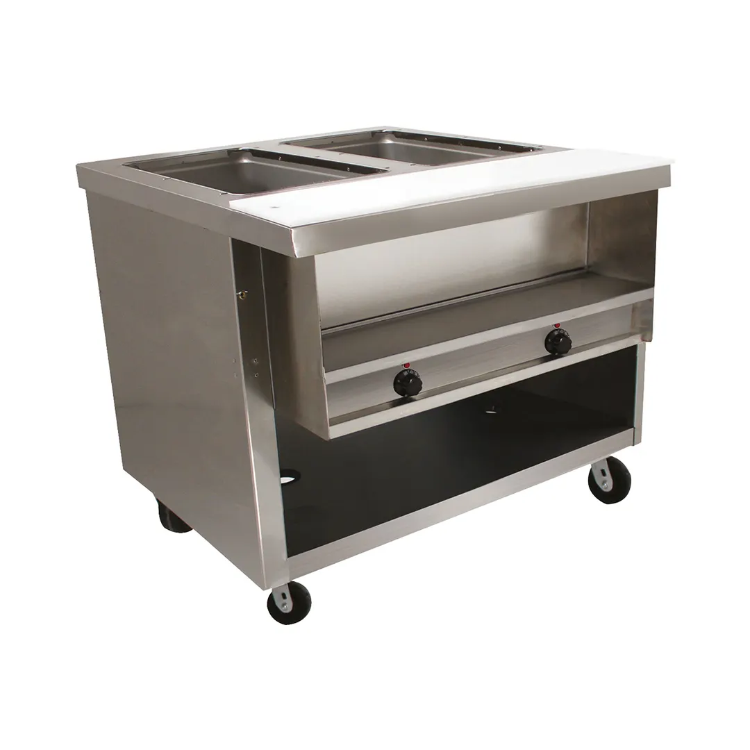 Advance Tabco HDSW-2-240-BS 31" Heavy Duty Hot Food Table, (2) Sealed Wells 