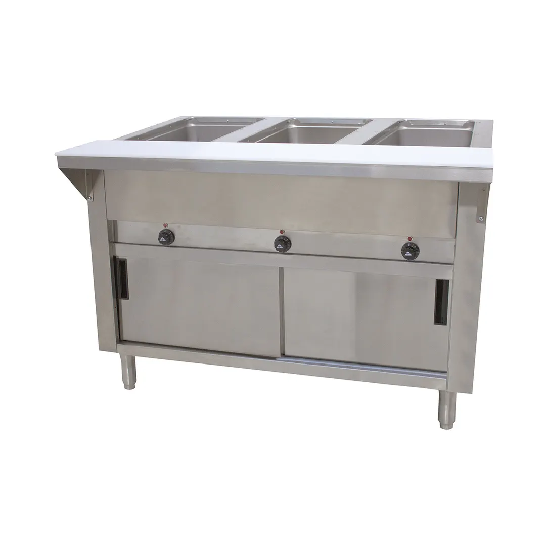 Advance Tabco SW-3E-120-DR 47" Electric Hot Food Table, (3) Sealed Wells 