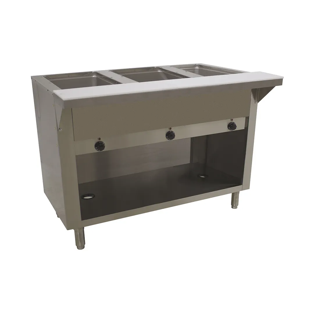 Advance Tabco SW-3E-240-BS 47" Electric Hot Food Table, (3) Sealed Wells 