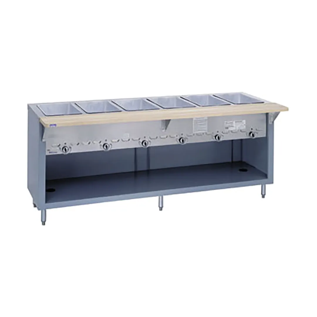 Duke G-4-CBSS Thurmaduke™ Steamtable Unit, Gas, 60"W X 25-1/2"D X 36"H