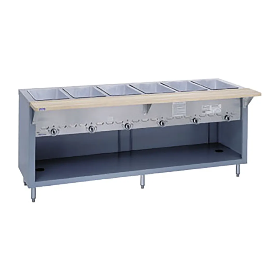 Duke G-6-CBPG Thurmaduke™ Steamtable Unit, Gas, 88"W X 25-1/2"D X 36"H