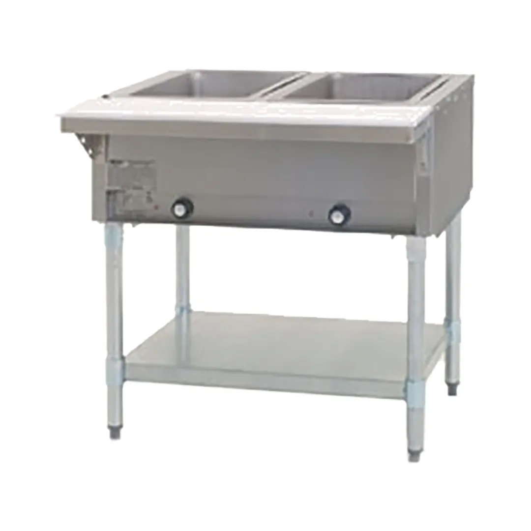 Eagle Group DHT2-120-1X 33" Hot Food Table, (2) Pan Capacity