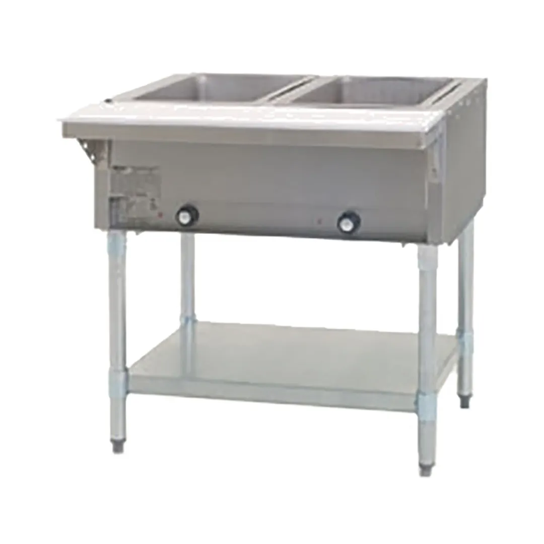 Eagle Group HT2-LP-1X 33" Gas Hot Food Serving Counter, (2) Pan Capacity