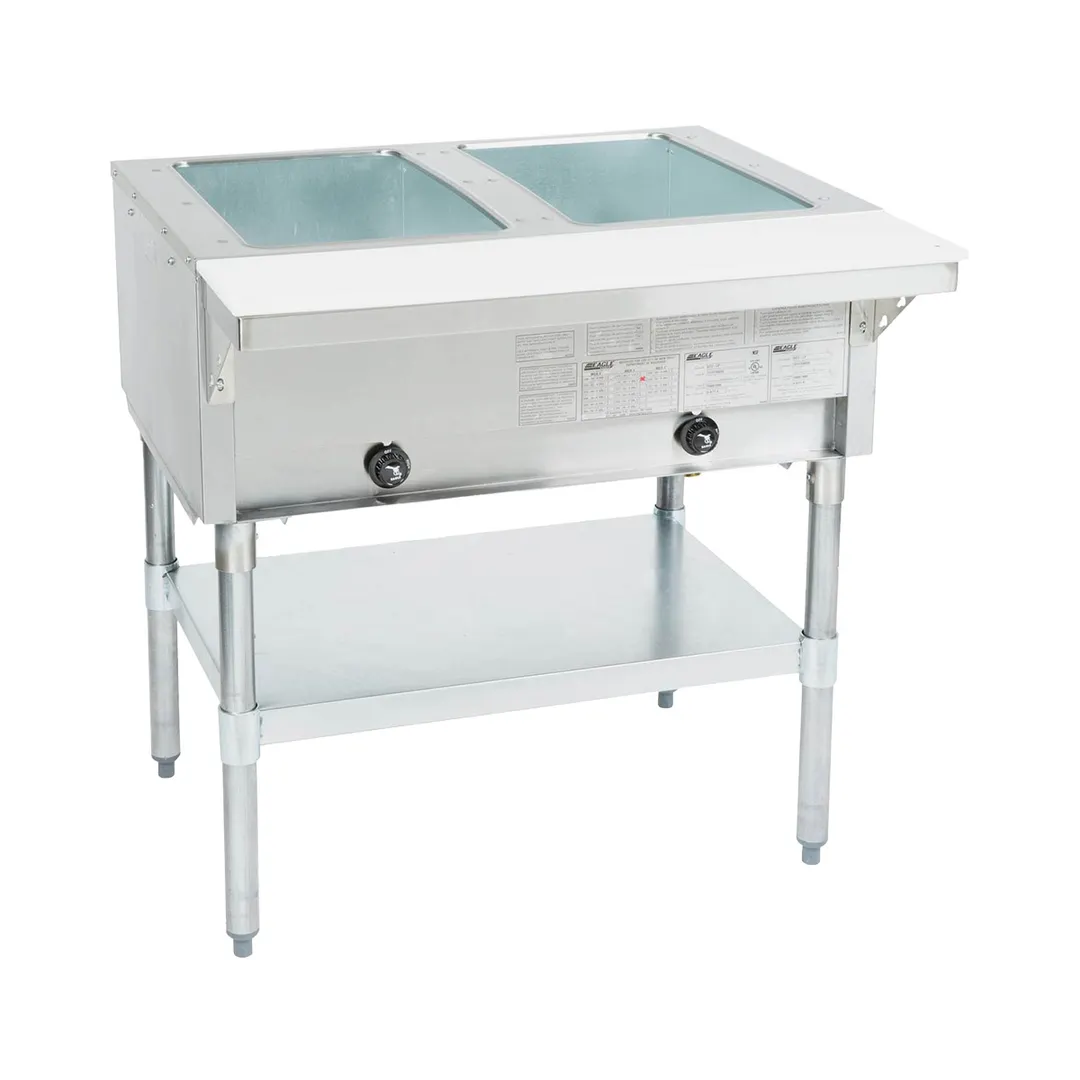 Eagle Group HT2-NG 33" Gas Hot Food Serving Counter, (2) Pan Capacity