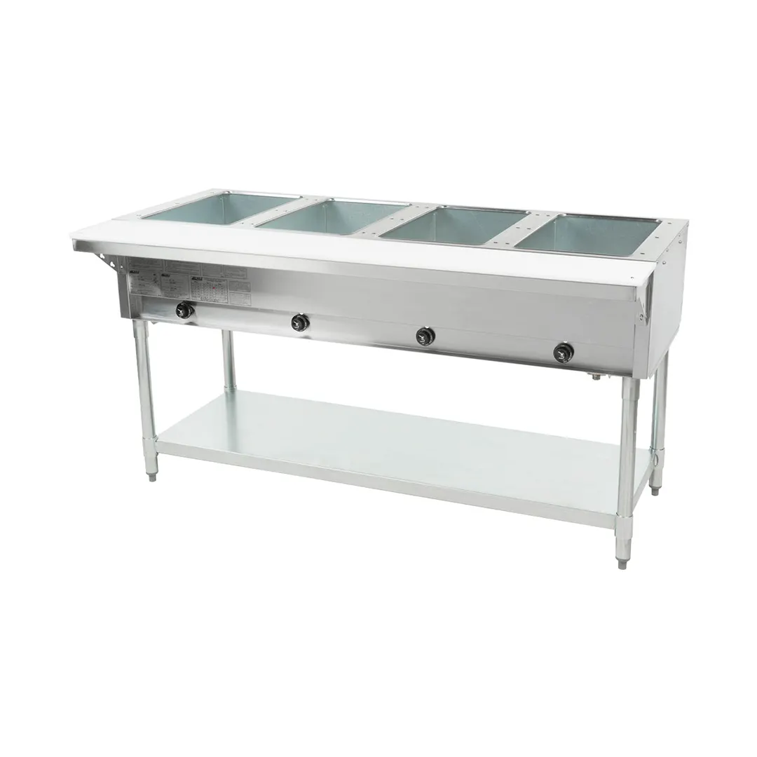 Eagle Group HT4-NG 63" Gas Hot Food Serving Counter, (4) Pan Capacity