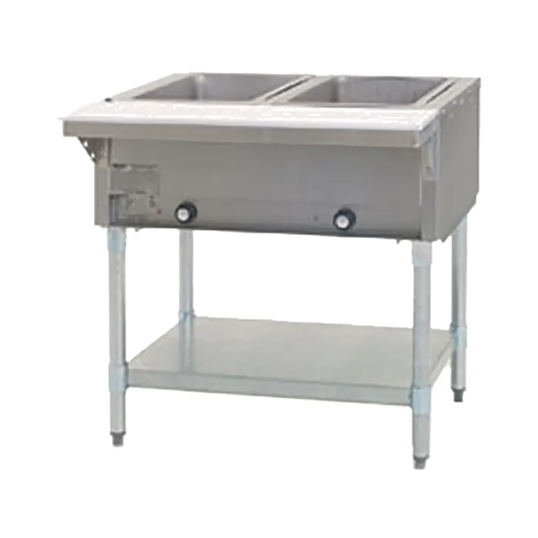 Eagle Group SHT2-NG 33" Gas Hot Food Serving Counter, (2) Pan Capacity