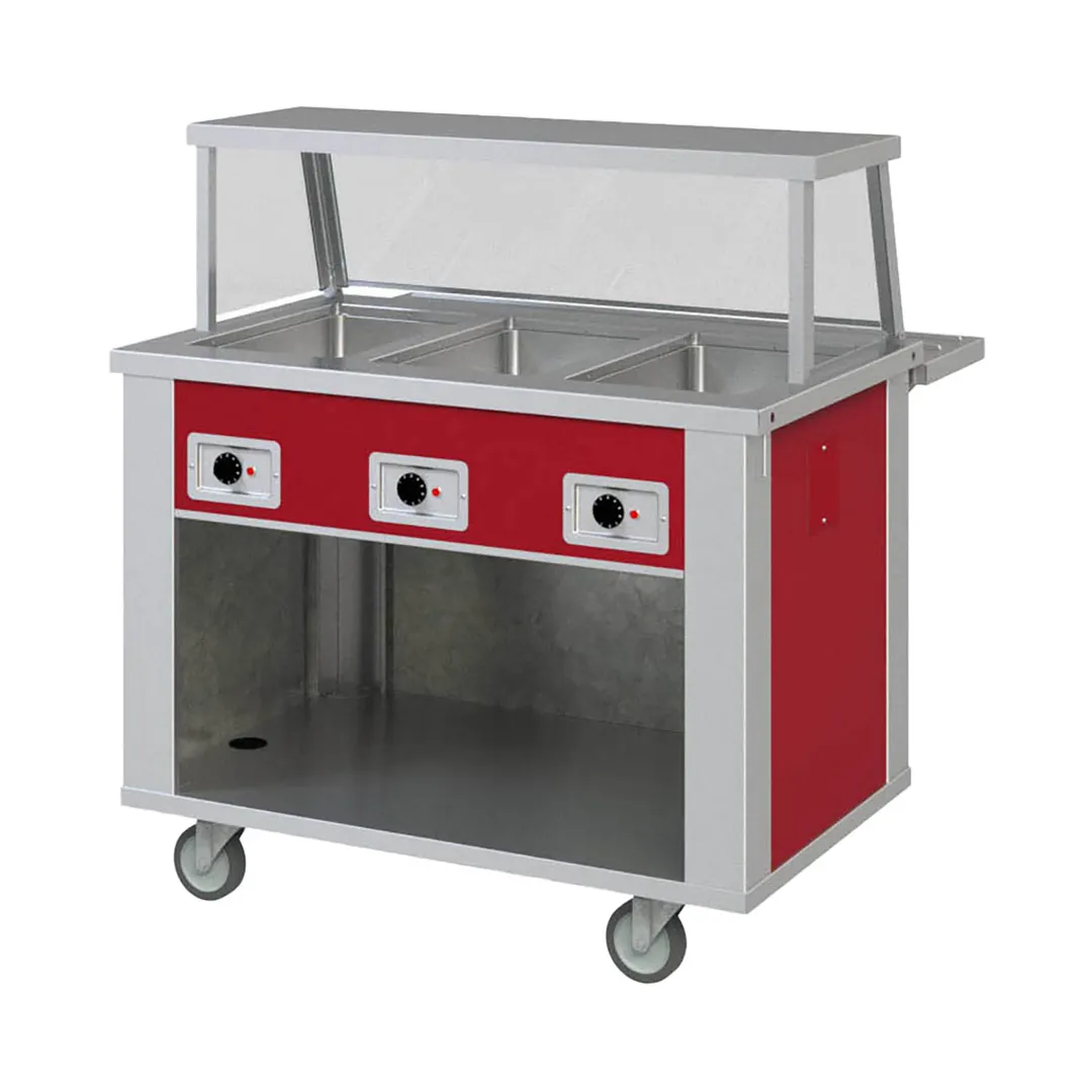 Piper Products 3-HF 46" Elite 500 Hot Food Unit, (3) Sealed Wells
