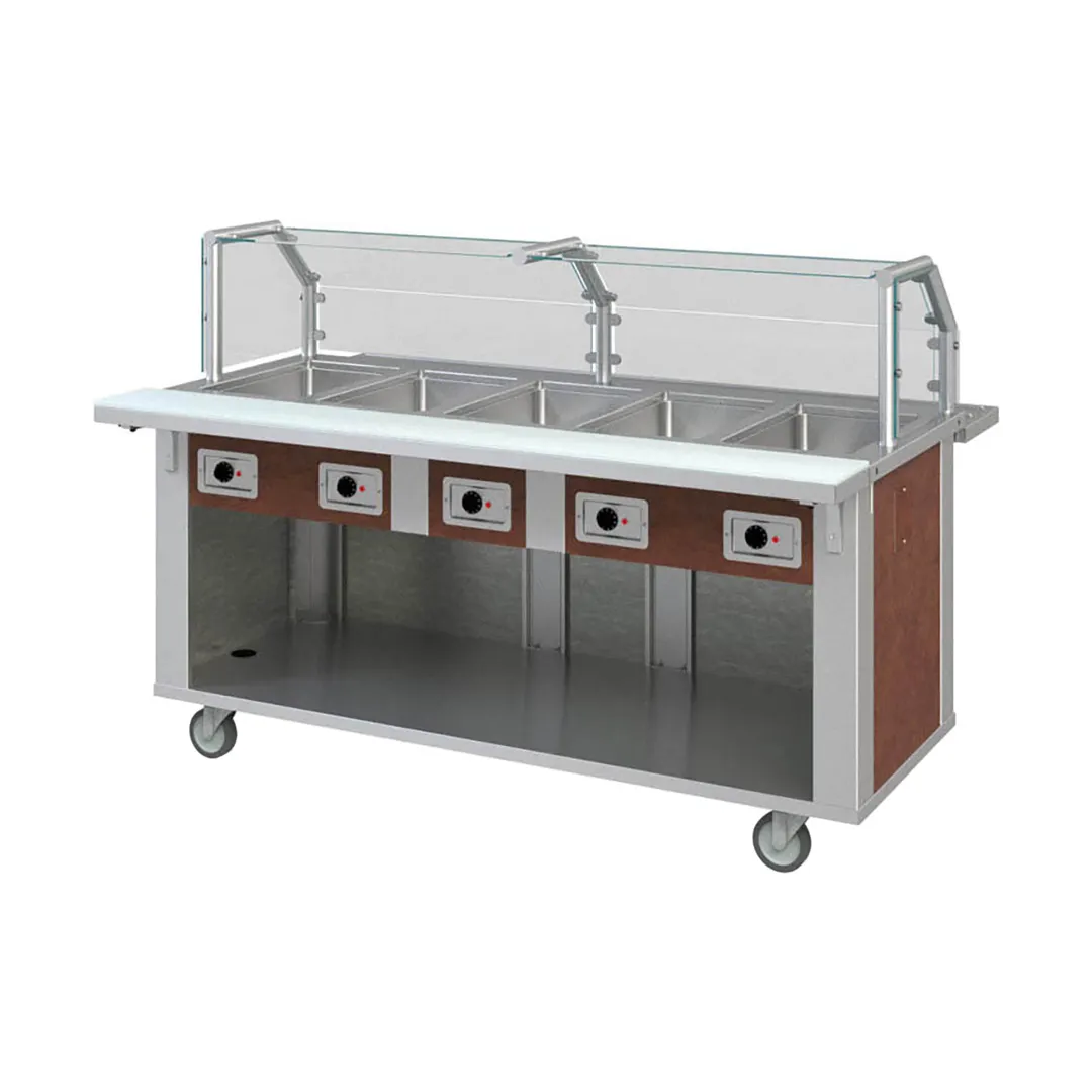 Piper Products 5-HF 74" Elite 500 Hot Food Unit, (5) Sealed Wells