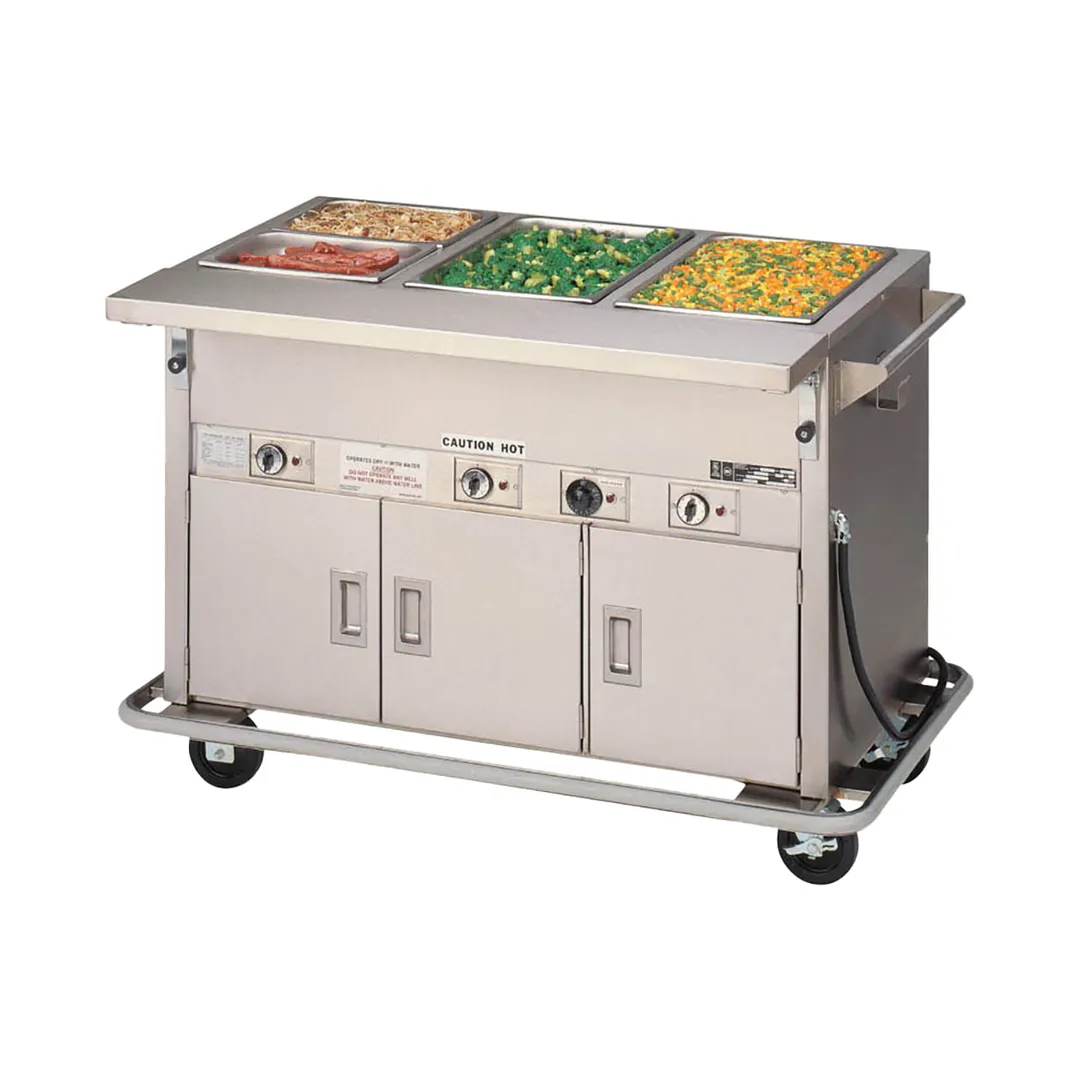 Piper Products DME-3-PTS-H 44" Pipermatic Serving Counter, (3) Sealed Wells